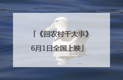 《回农村干大事》6月1日全国上映