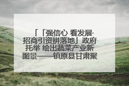 「强信心 看发展·招商引资拼落地」政府托举 绘出蔬菜产业新图景——镇原县甘肃聚广利现代设施蔬菜种植基地见闻