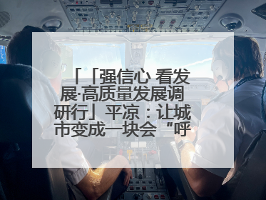 「强信心 看发展·高质量发展调研行」平凉：让城市变成一块会“呼吸”的海绵