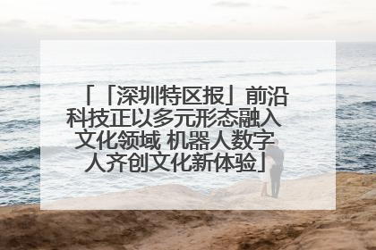 「深圳特区报」前沿科技正以多元形态融入文化领域 机器人数字人齐创文化新体验