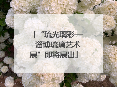 “琉光璃彩——淄博琉璃艺术展”即将展出