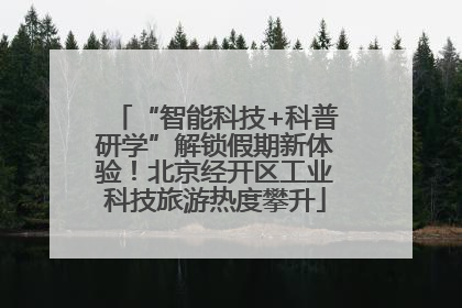 “智能科技+科普研学”解锁假期新体验！北京经开区工业科技旅游热度攀升