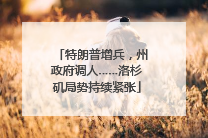 特朗普增兵，州政府调人……洛杉矶局势持续紧张