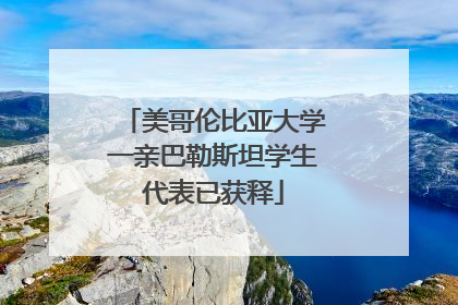 美哥伦比亚大学一亲巴勒斯坦学生代表已获释