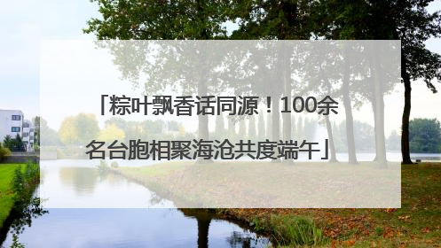 粽叶飘香话同源！100余名台胞相聚海沧共度端午
