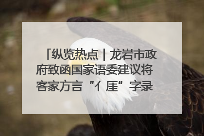 纵览热点｜龙岩市政府致函国家语委建议将客家方言“亻厓”字录入《新华字典》引发热议，当地回应
