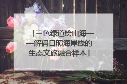 三色绿道绘山海——解码日照海岸线的生态文旅融合样本