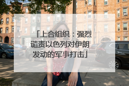 上合组织：强烈谴责以色列对伊朗发动的军事打击
