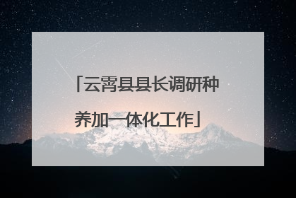 云霄县县长调研种养加一体化工作