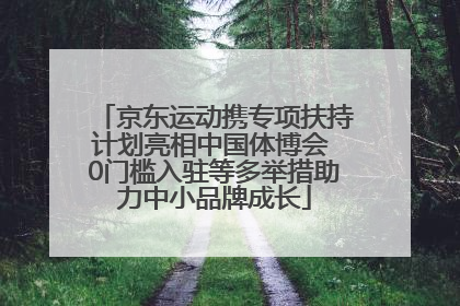 京东运动携专项扶持计划亮相中国体博会 0门槛入驻等多举措助力中小品牌成长