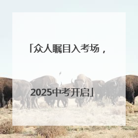众人瞩目入考场，2025中考开启
