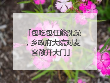 包吃包住能洗澡，乡政府大院对麦客敞开大门