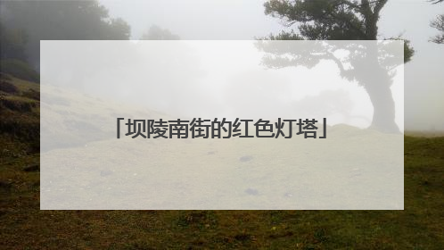 坝陵南街的红色灯塔
