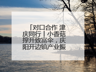 对口合作 津庆同行丨小香菇撑开致富伞，庆阳开边镇产业振兴有“蘑”力