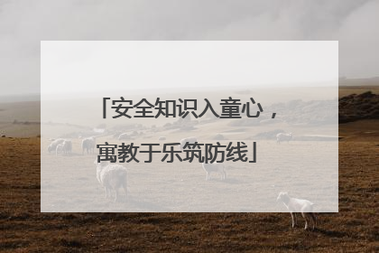安全知识入童心，寓教于乐筑防线