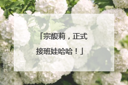 宗馥莉，正式接班娃哈哈！