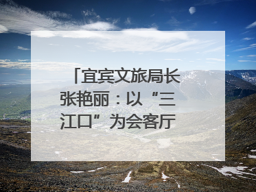 宜宾文旅局长张艳丽：以“三江口”为会客厅，打造近悦远来的国际旅游城市｜文旅局长说