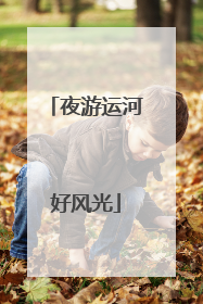 夜游运河好风光
