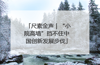 尺素金声｜“小院高墙”挡不住中国创新发展步伐