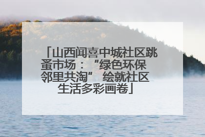 山西闻喜中城社区跳蚤市场：“绿色环保 邻里共淘” 绘就社区生活多彩画卷