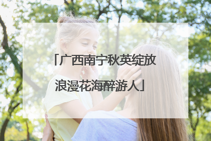 广西南宁秋英绽放 浪漫花海醉游人