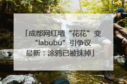 成都网红墙“花花”变“labubu”引争议 最新：涂鸦已被抹掉