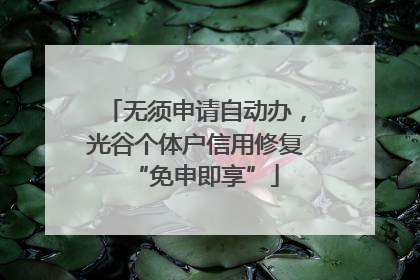 无须申请自动办，光谷个体户信用修复“免申即享”