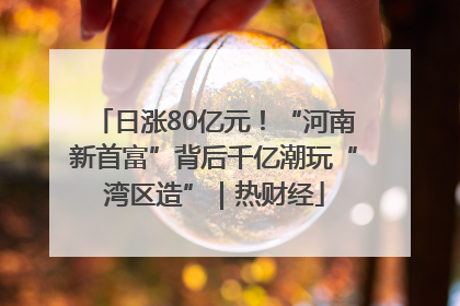 日涨80亿元！“河南新首富”背后千亿潮玩“湾区造”｜热财经