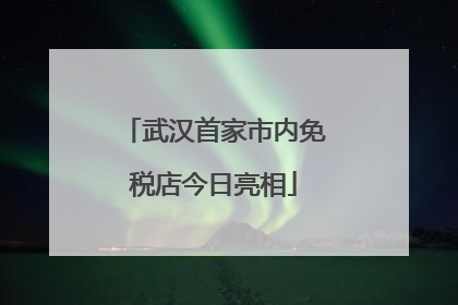 武汉首家市内免税店今日亮相