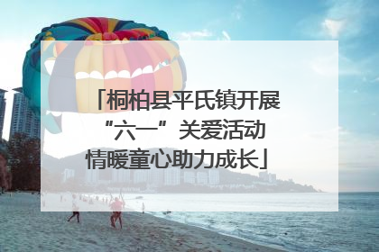 桐柏县平氏镇开展“六一”关爱活动 情暖童心助力成长