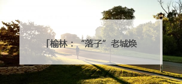 榆林：“落子”老城焕新 “盘活”文旅蝶变