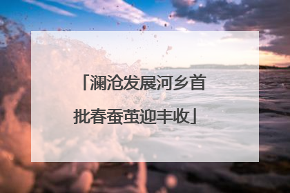 澜沧发展河乡首批春蚕茧迎丰收
