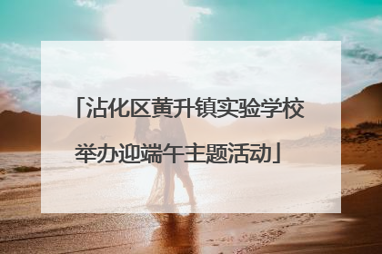 沾化区黄升镇实验学校举办迎端午主题活动