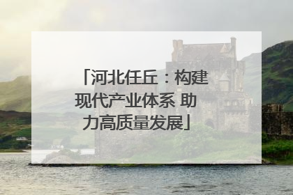 河北任丘：构建现代产业体系 助力高质量发展