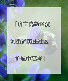济宁高新区洸河街道黄庄社区护航中高考
