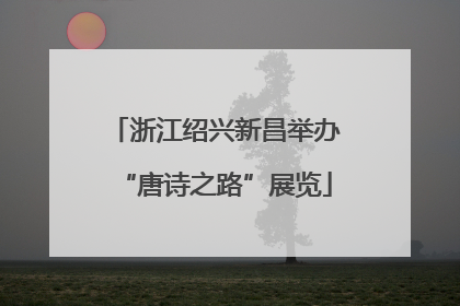 浙江绍兴新昌举办“唐诗之路”展览