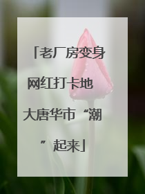 老厂房变身网红打卡地 大唐华市“潮”起来