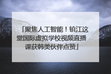 聚焦人工智能！镇江这堂国际虚拟学校视频直播课获韩美伙伴点赞