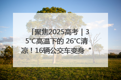 聚焦2025高考｜35℃高温下的 26℃清凉！16辆公交车变身“助考驿站”为高考护航