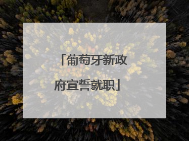 葡萄牙新政府宣誓就职