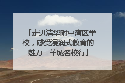 走进清华附中湾区学校，感受浸润式教育的魅力｜羊城名校行