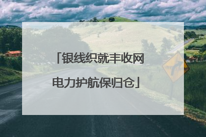 银线织就丰收网 电力护航保归仓