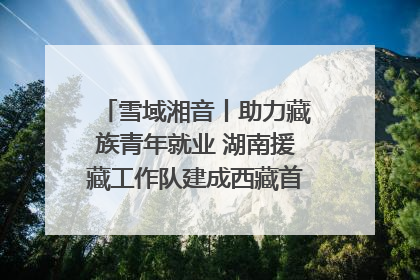 雪域湘音丨助力藏族青年就业 湖南援藏工作队建成西藏首个清洁能源装备园