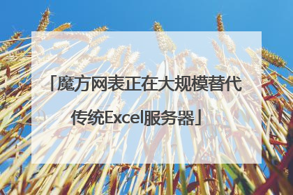 魔方网表正在大规模替代传统Excel服务器