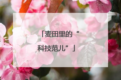 麦田里的“科技范儿”