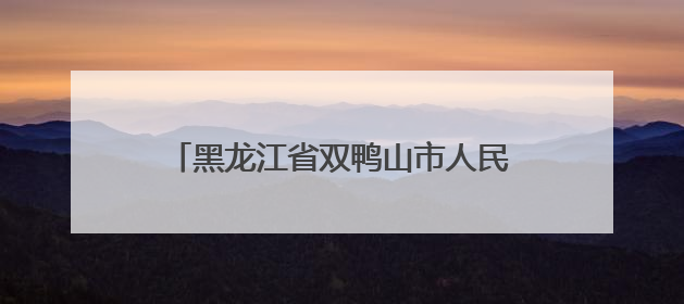 黑龙江省双鸭山市人民政府原副秘书长马为先接受纪律审查和监察调查