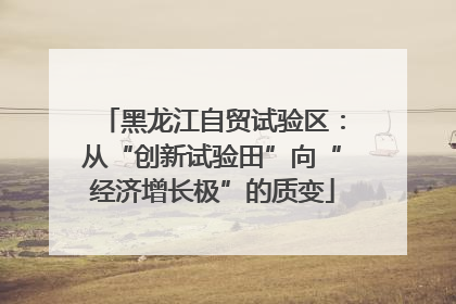 黑龙江自贸试验区：从“创新试验田”向“经济增长极”的质变