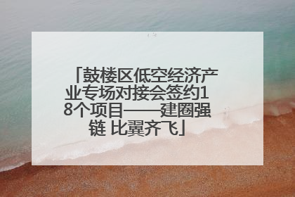 鼓楼区低空经济产业专场对接会签约18个项目——建圈强链 比翼齐飞