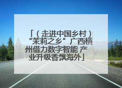 （走进中国乡村）“茉莉之乡”广西横州借力数字智能 产业升级香飘海外