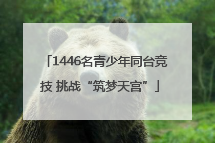1446名青少年同台竞技 挑战“筑梦天宫”